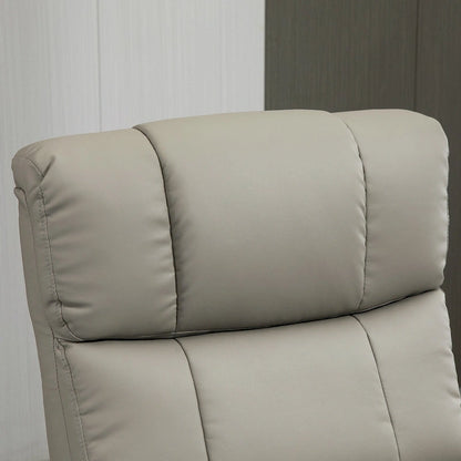 Fauteuil inclinable avec ottoman, fauteuil inclinable électrique en similicuir