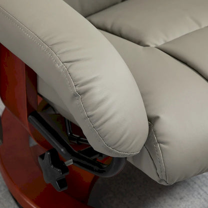 Fauteuil inclinable avec ottoman, fauteuil inclinable électrique en similicuir