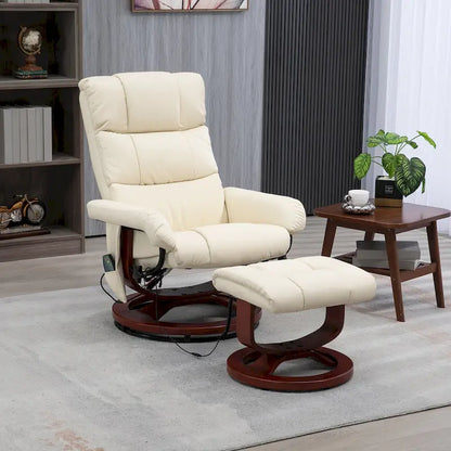 Fauteuil inclinable avec ottoman, fauteuil inclinable électrique en similicuir