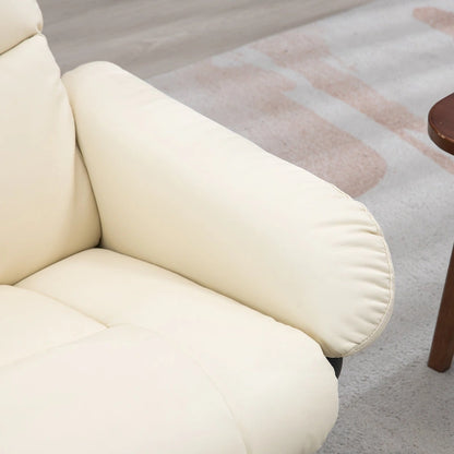 Fauteuil inclinable avec ottoman, fauteuil inclinable électrique en similicuir
