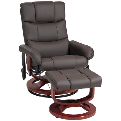 Fauteuil inclinable avec ottoman, fauteuil inclinable électrique en similicuir