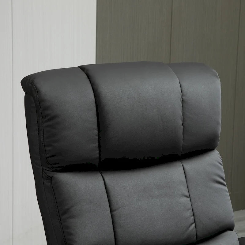 Fauteuil inclinable avec ottoman, fauteuil inclinable électrique en similicuir