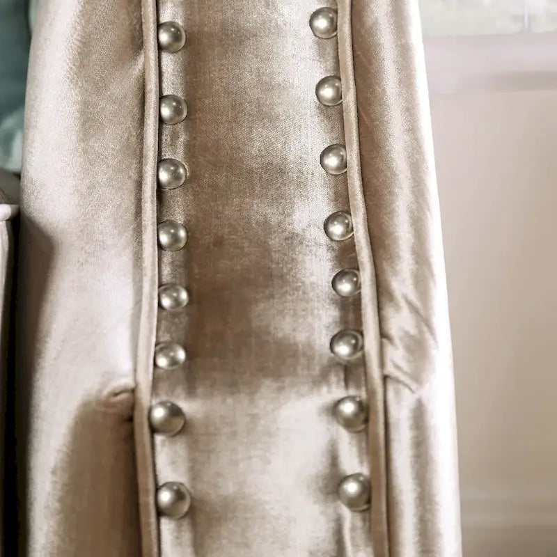Canapé en chenille rembourré de style transitoire avec garniture cloutée – Capacité de 227 kg, fabriqué aux États-Unis