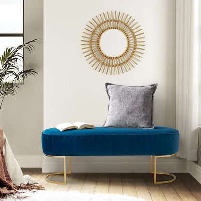 Banc de 48 de large avec base en métal
