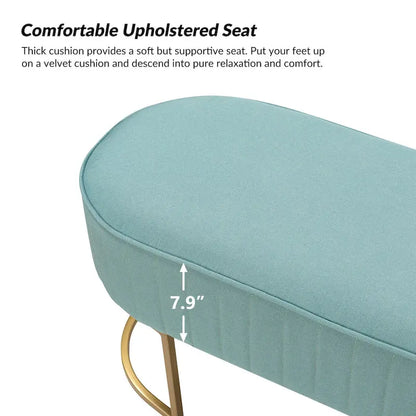 Banc de 48 de large avec base en métal