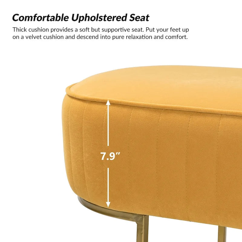 Banc de 48 de large avec base en métal