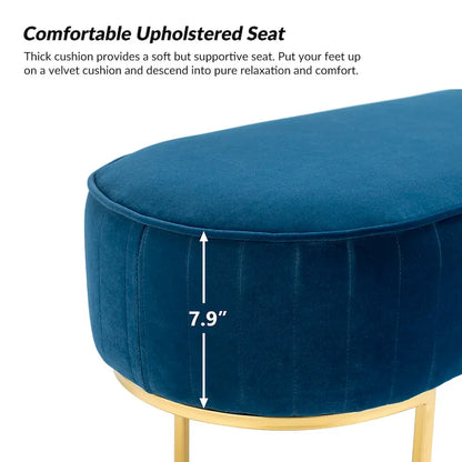 Banc de 48 de large avec base en métal