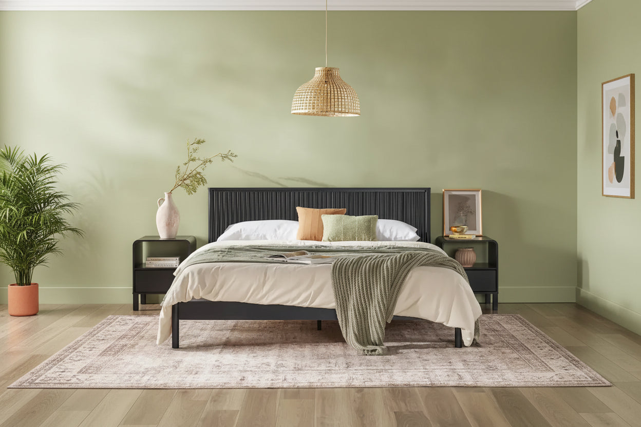 Middlebrook Designs Transitional Solid Wood King Bed