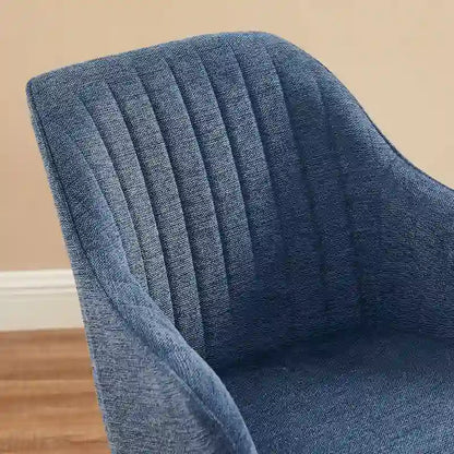 Fauteuil d'appoint pivotant Mid-Century Modern avec pieds en bois de hêtre – Pivotement à 360°, 150 kg
