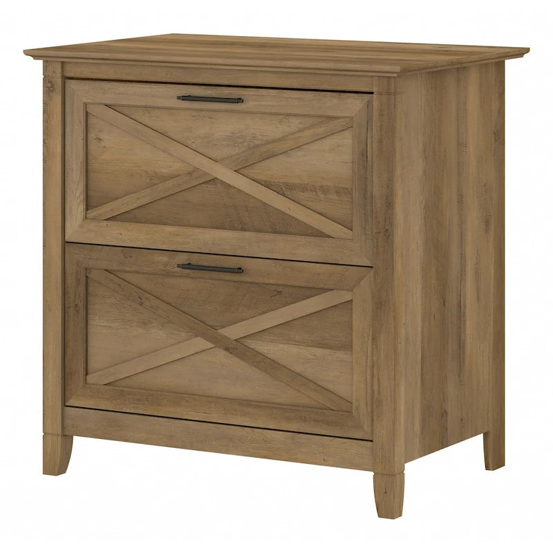 Classeur latéral à 2 tiroirs – Style Ferme, 76 cm l x 51 cm P x 76 cm H