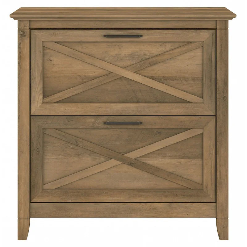 Classeur latéral à 2 tiroirs – Style Ferme, 76 cm l x 51 cm P x 76 cm H