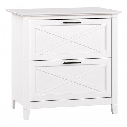 Classeur latéral à 2 tiroirs – Style Ferme, 76 cm l x 51 cm P x 76 cm H