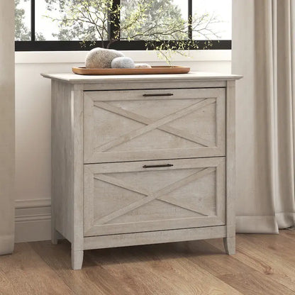 Classeur latéral à 2 tiroirs – Style Ferme, 76 cm l x 51 cm P x 76 cm H