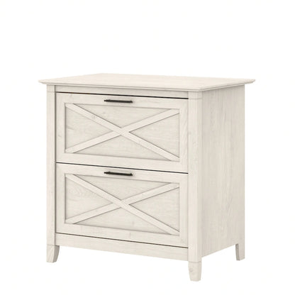 Classeur latéral à 2 tiroirs – Style Ferme, 76 cm l x 51 cm P x 76 cm H