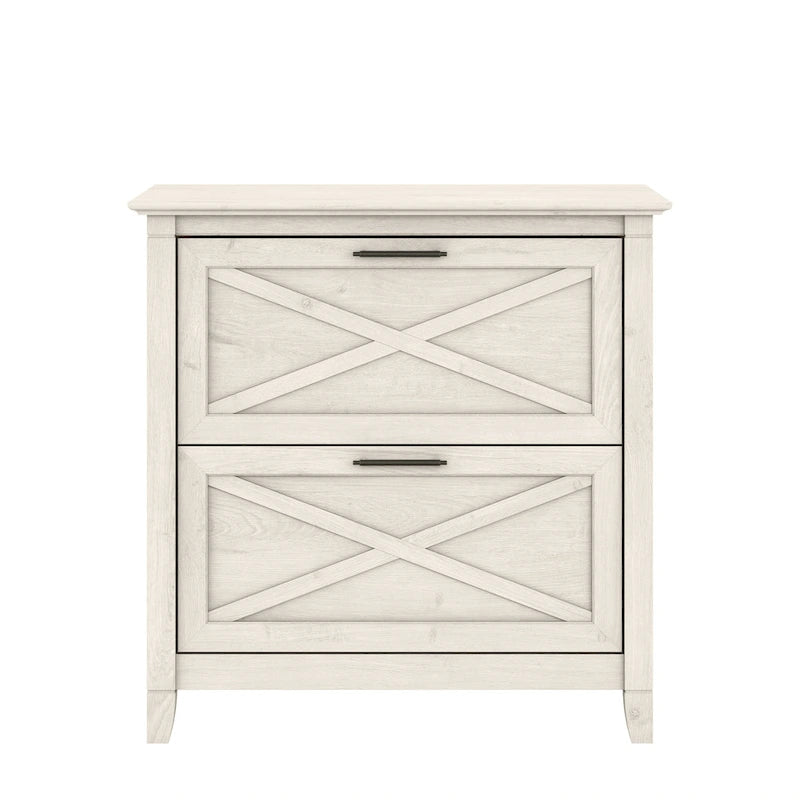 Classeur latéral à 2 tiroirs – Style Ferme, 76 cm l x 51 cm P x 76 cm H