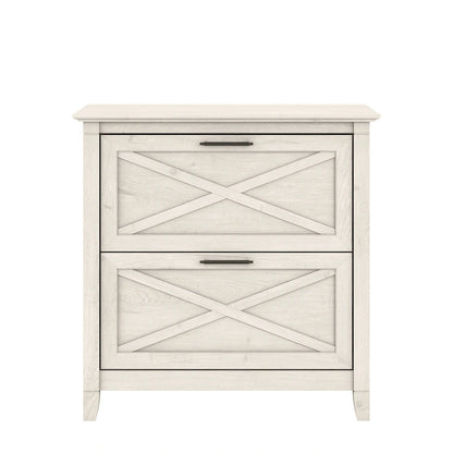 Classeur latéral à 2 tiroirs – Style Ferme, 76 cm l x 51 cm P x 76 cm H
