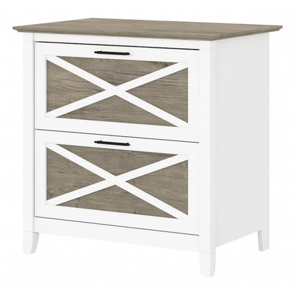 Classeur latéral à 2 tiroirs – Style Ferme, 76 cm l x 51 cm P x 76 cm H