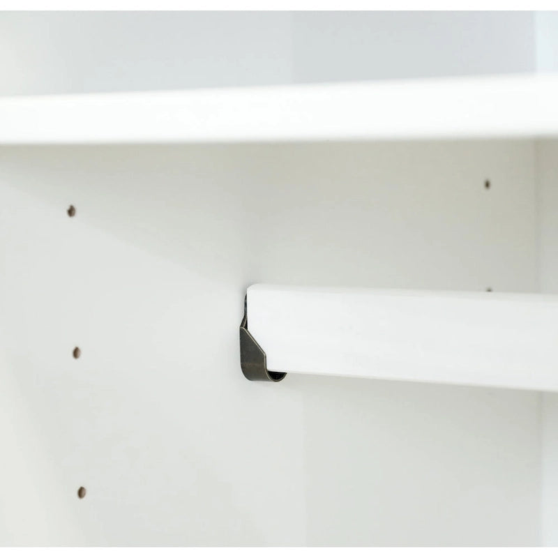 Armoire-penderie 100 % en bois massif style métro – Portes en bois massif ou portes miroirs, plusieurs finitions.