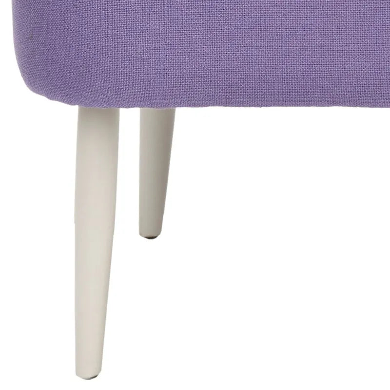 Fauteuil d'appoint rayé arc-en-ciel Mid-Century avec plissé cannelé et pieds en bois de bouleau