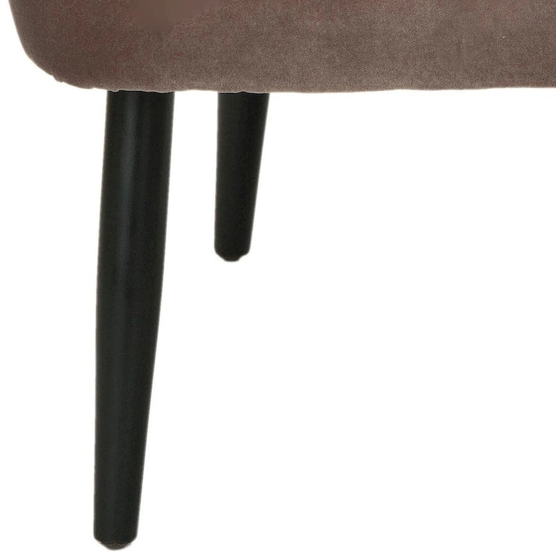 Fauteuil d'appoint rayé arc-en-ciel Mid-Century avec plissé cannelé et pieds en bois de bouleau