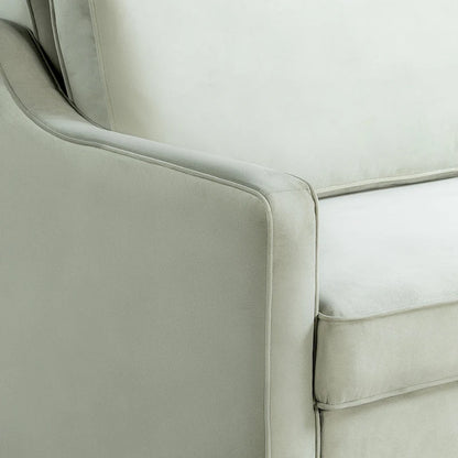 Canapé-lit convertible 2 places avec pieds en bois massif et support Dream Coil