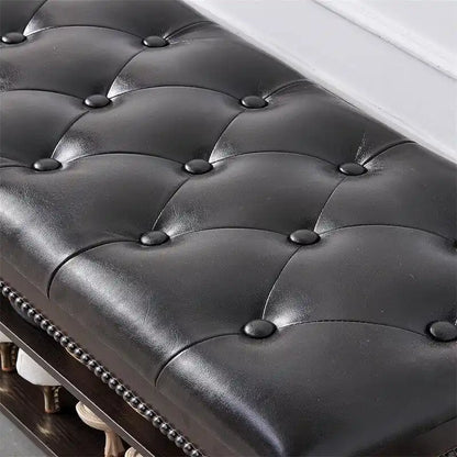 Banc de rangement à chaussures - 39,4P x 13,8L x 18,9H
