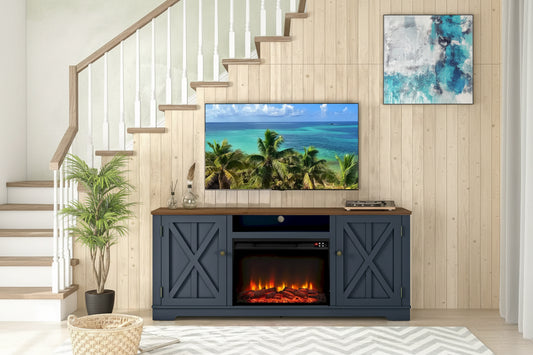 70 Farmhouse TV Stand Console for TVs up to 75 inch - 70 in Width