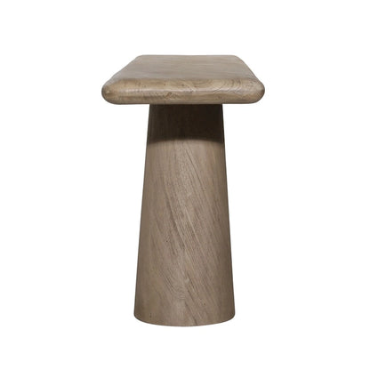 Console en bois d'acacia de 70 po de large – Fini naturel, grain unique, garantie d'un an
