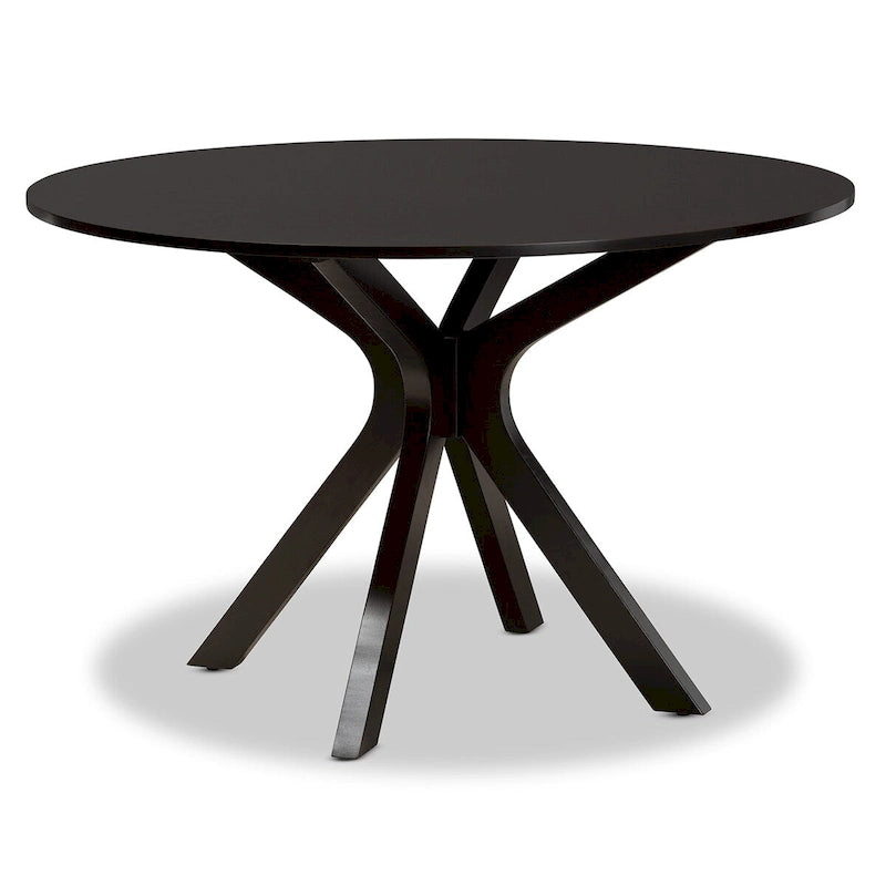 Table à manger ronde de 114 cm de large, de style moderne et contemporain