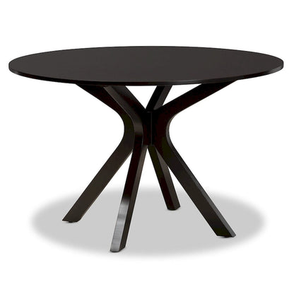 Table à manger ronde de 114 cm de large, de style moderne et contemporain