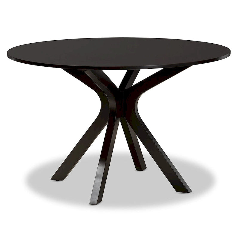 Table à manger ronde de 114 cm de large, de style moderne et contemporain