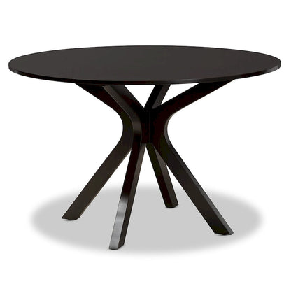 Table à manger ronde de 114 cm de large, de style moderne et contemporain
