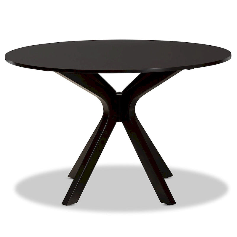 Table à manger ronde de 114 cm de large, de style moderne et contemporain