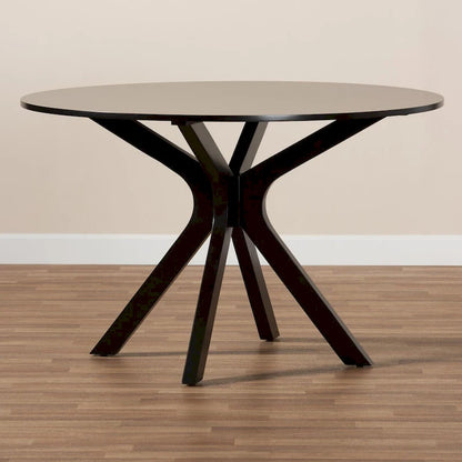 Table à manger ronde de 114 cm de large, de style moderne et contemporain