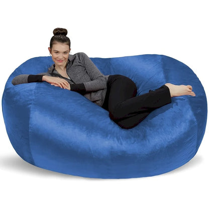 Pouf Géant de 1,80 m avec Mousse à Mémoire de Forme Fauteuil Poire XXL