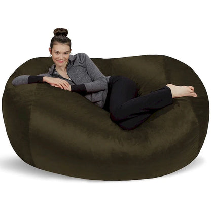 Pouf Géant de 1,80 m avec Mousse à Mémoire de Forme Fauteuil Poire XXL