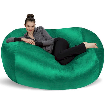 Pouf Géant de 1,80 m avec Mousse à Mémoire de Forme Fauteuil Poire XXL