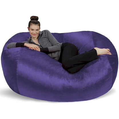 Pouf Géant de 1,80 m avec Mousse à Mémoire de Forme Fauteuil Poire XXL