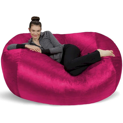 Pouf Géant de 1,80 m avec Mousse à Mémoire de Forme Fauteuil Poire XXL
