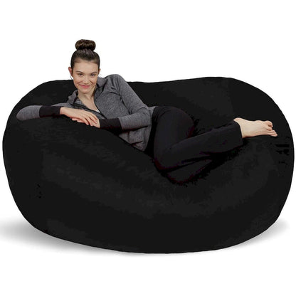 Pouf Géant de 1,80 m avec Mousse à Mémoire de Forme Fauteuil Poire XXL