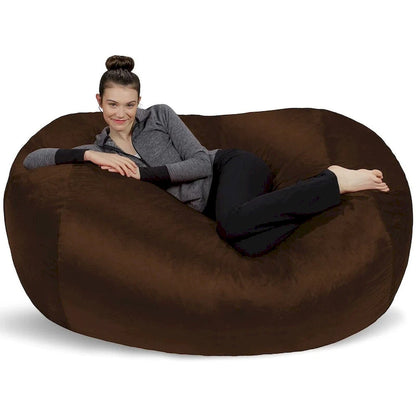 Pouf Géant de 1,80 m avec Mousse à Mémoire de Forme Fauteuil Poire XXL