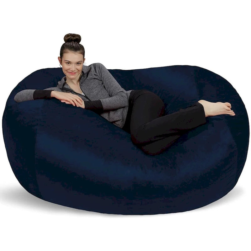 Pouf Géant de 1,80 m avec Mousse à Mémoire de Forme Fauteuil Poire XXL