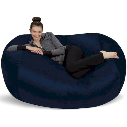 Pouf Géant de 1,80 m avec Mousse à Mémoire de Forme Fauteuil Poire XXL