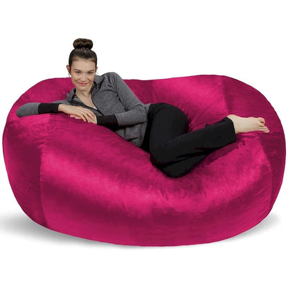 Pouf Géant de 1,80 m avec Mousse à Mémoire de Forme Fauteuil Poire XXL