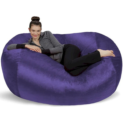 Pouf Géant de 1,80 m avec Mousse à Mémoire de Forme Fauteuil Poire XXL
